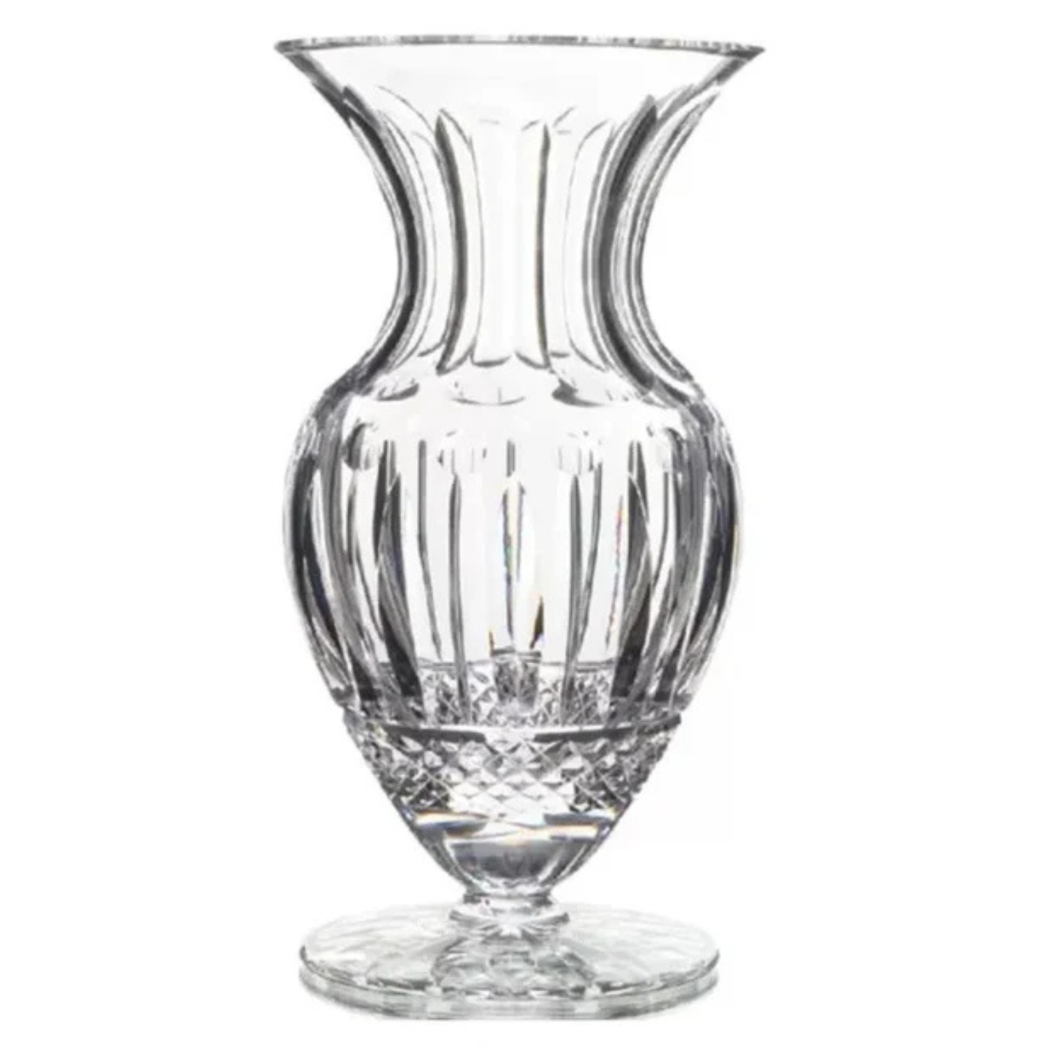 Vaso de Cristal By Frederico Strauss Mozart Crystal Lapidado 69 - 32CM