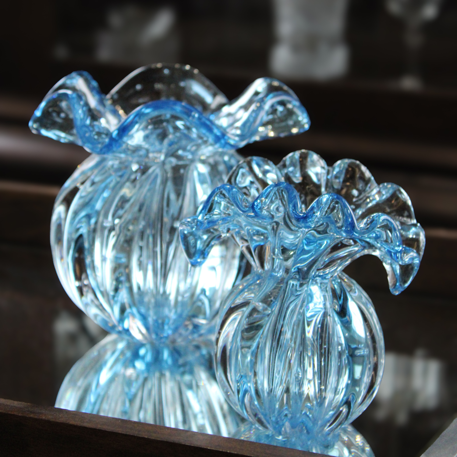 Vaso em Murano Venezia Blu - Médio