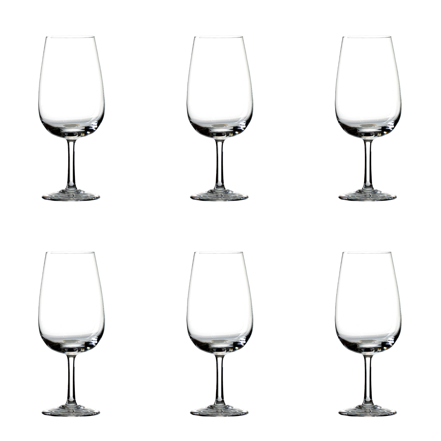 Jogo de 6 Taças de Cristal para Degustação ISO Mozart Crystal By Frederico Strauss - 280ml - Sinfonia