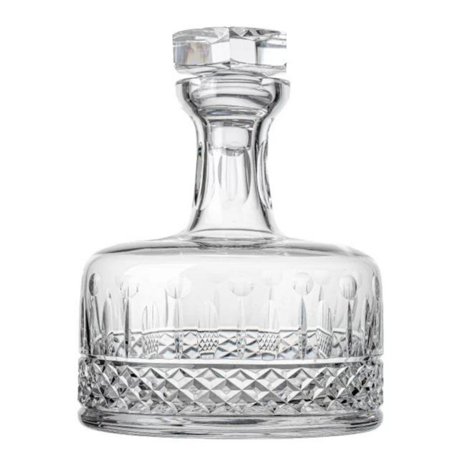 Garrafa de Cristal para Whisky Lapidado 69 Mozart Crystal By Frederico Strauss