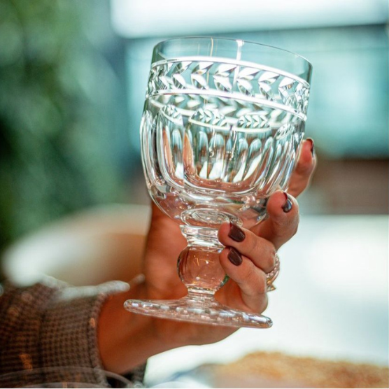 Taça de Cristal para Água Mozart Crystal By Frederico Strauss - 450ml - Laranjeiras