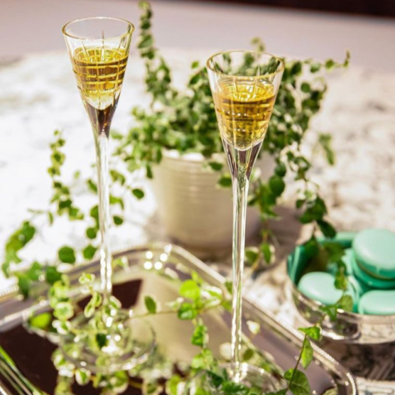 Jogo de 2 Taças de Cristal Digestiva para Licor Mozart Crystal By Frederico Strauss - 52ml - Sinfonia 48