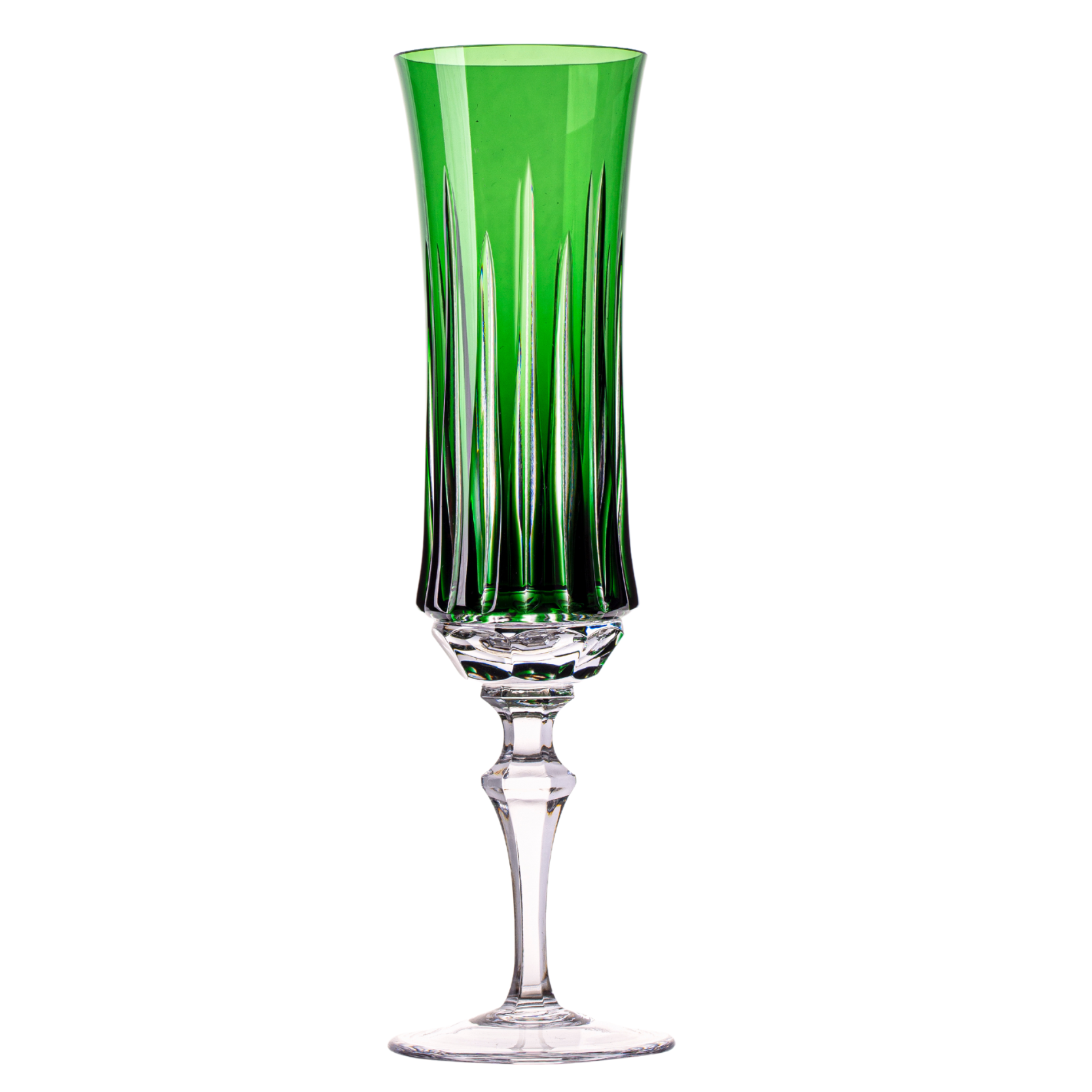 Taça de Cristal Vivaldi para Champagne Overlay Mozart Crystal By Frederico Strauss - 360ml - Flauta 66