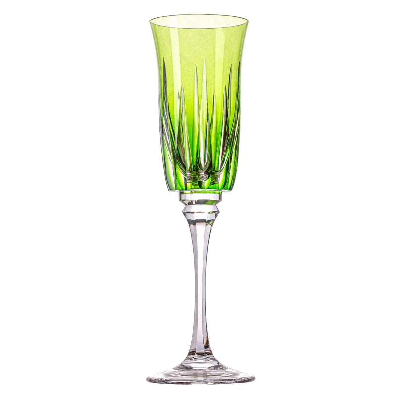 Taça de Cristal Vivaldi para Champagne Overlay Mozart Crystal By Frederico Strauss - 190ml - Sonata 66