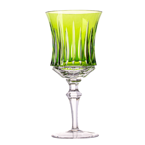 Taça de Cristal Flauta Vivaldi para Vinho Tinto Overlay Mozart Crystal By Frederico Strauss - 345ml - Flauta 66