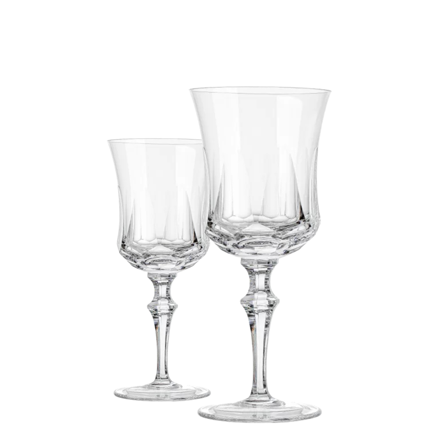 Jogo de 2 Taças de Cristal para Água Mozart Crystal By Frederico Strauss - 360ml - Flauta
