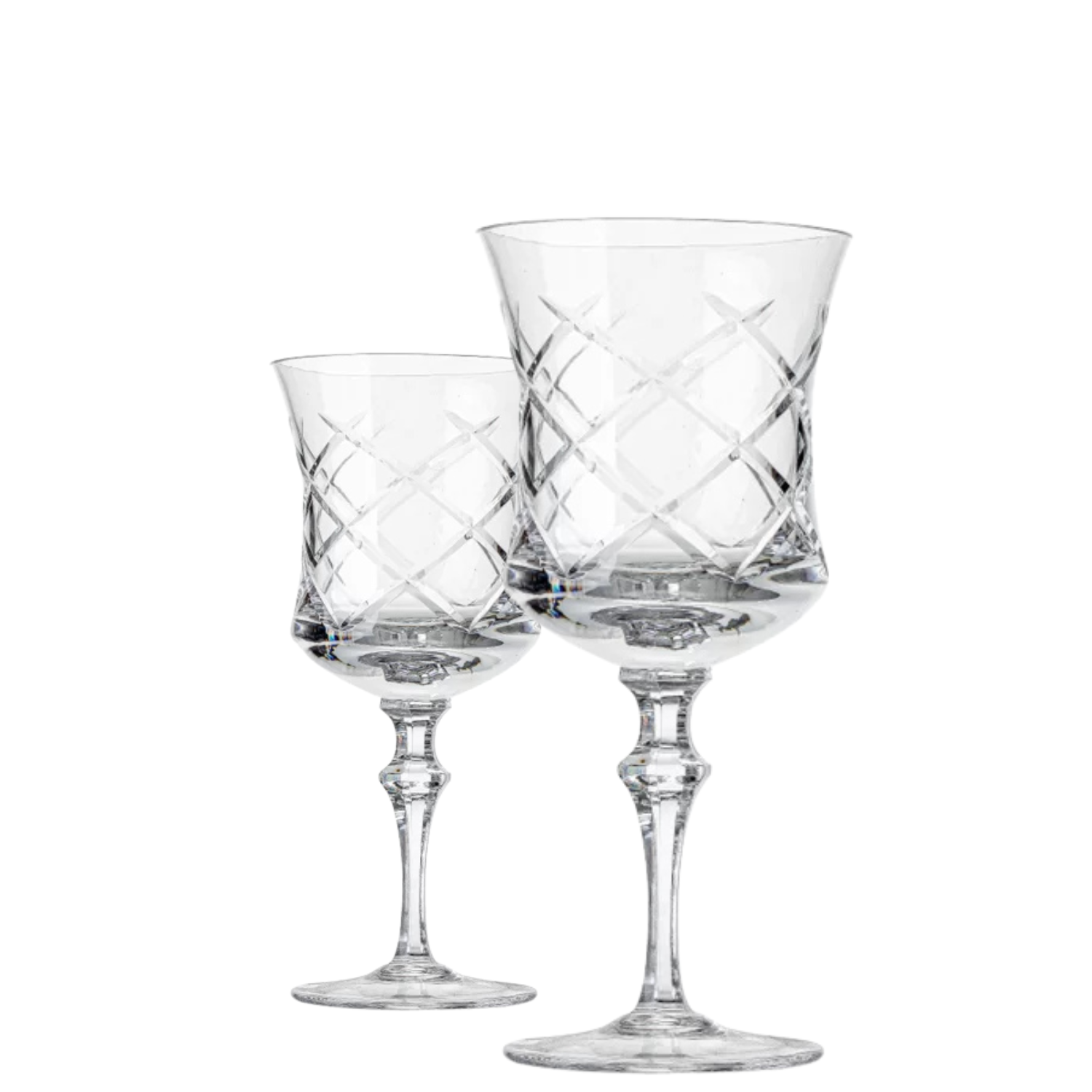 Jogo de 2 Taças de Cristal Vivaldi para Água Mozart Crystal By Frederico Strauss - 360ml - Flauta
