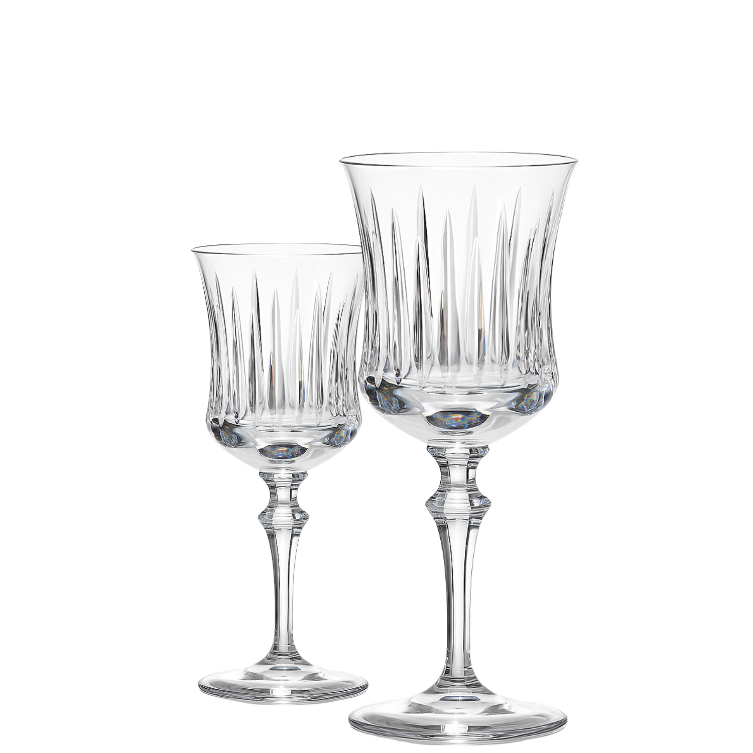 Jogo de 2 Taças de Cristal Vivaldi para Vinho Tinto Mozart Crystal By Frederico Strauss - 345ml - Flauta