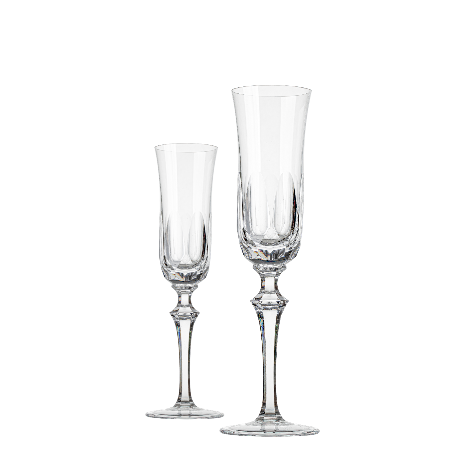 Jogo de 2 Taças de Cristal para Champagne Mozart Crystal By Frederico Strauss - 225ml - Serenata 55
