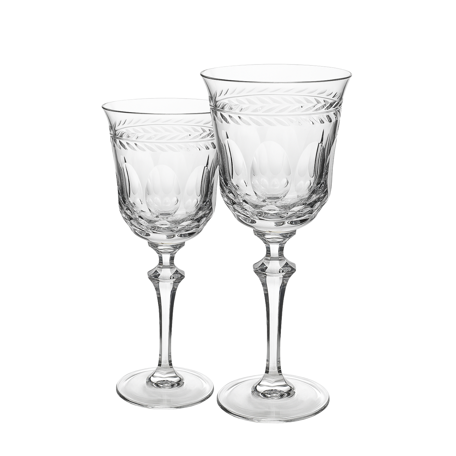 Jogo de 2 Taças de Cristal para Vinho Branco Mozart Crystal By Frederico Strauss - 220ml - Serenata 17