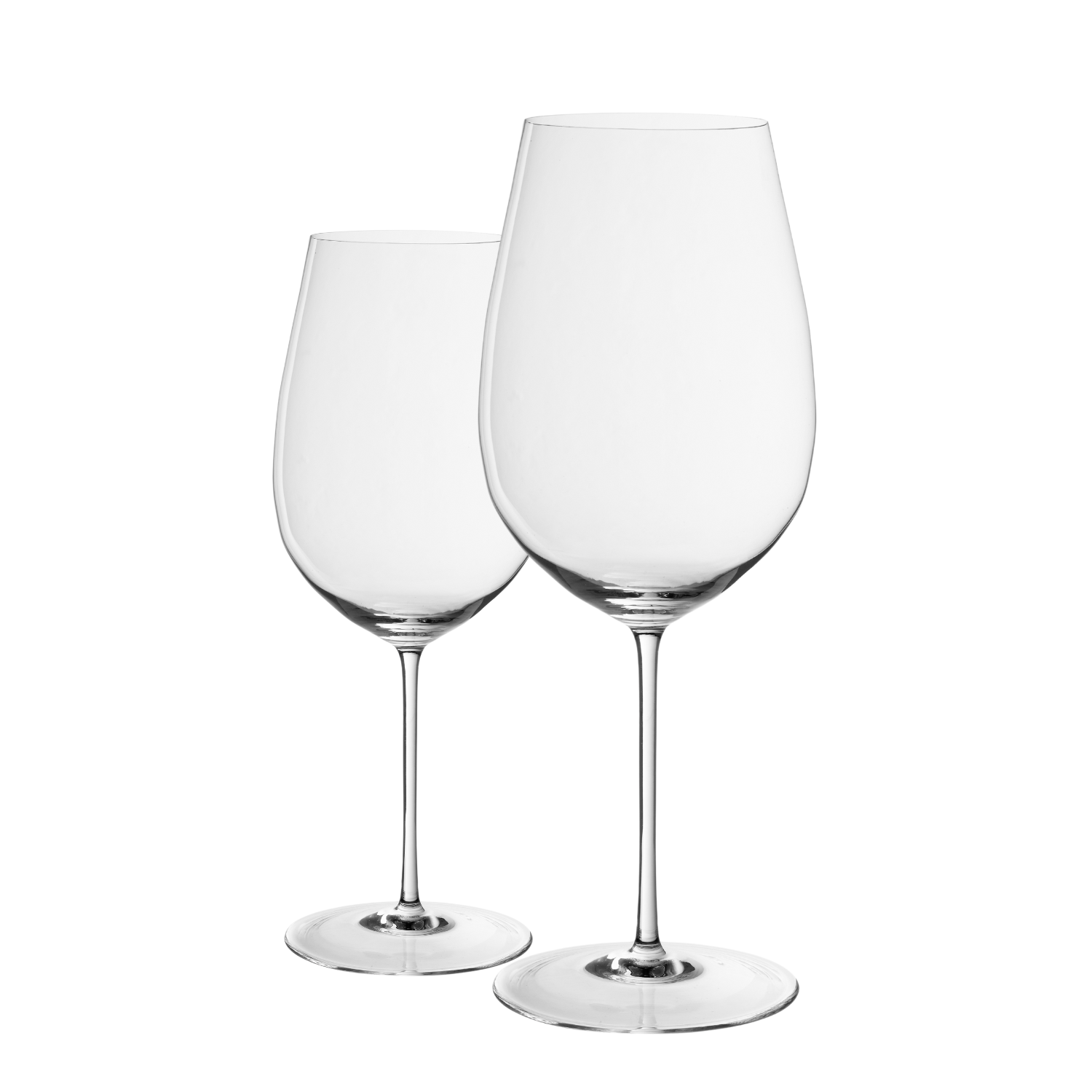 Jogo de 2 Taças de Cristal Bordeaux III Grand Cru para Vinho Mozart Crystal By Frederico Strauss - 1000ml - Sinfonia