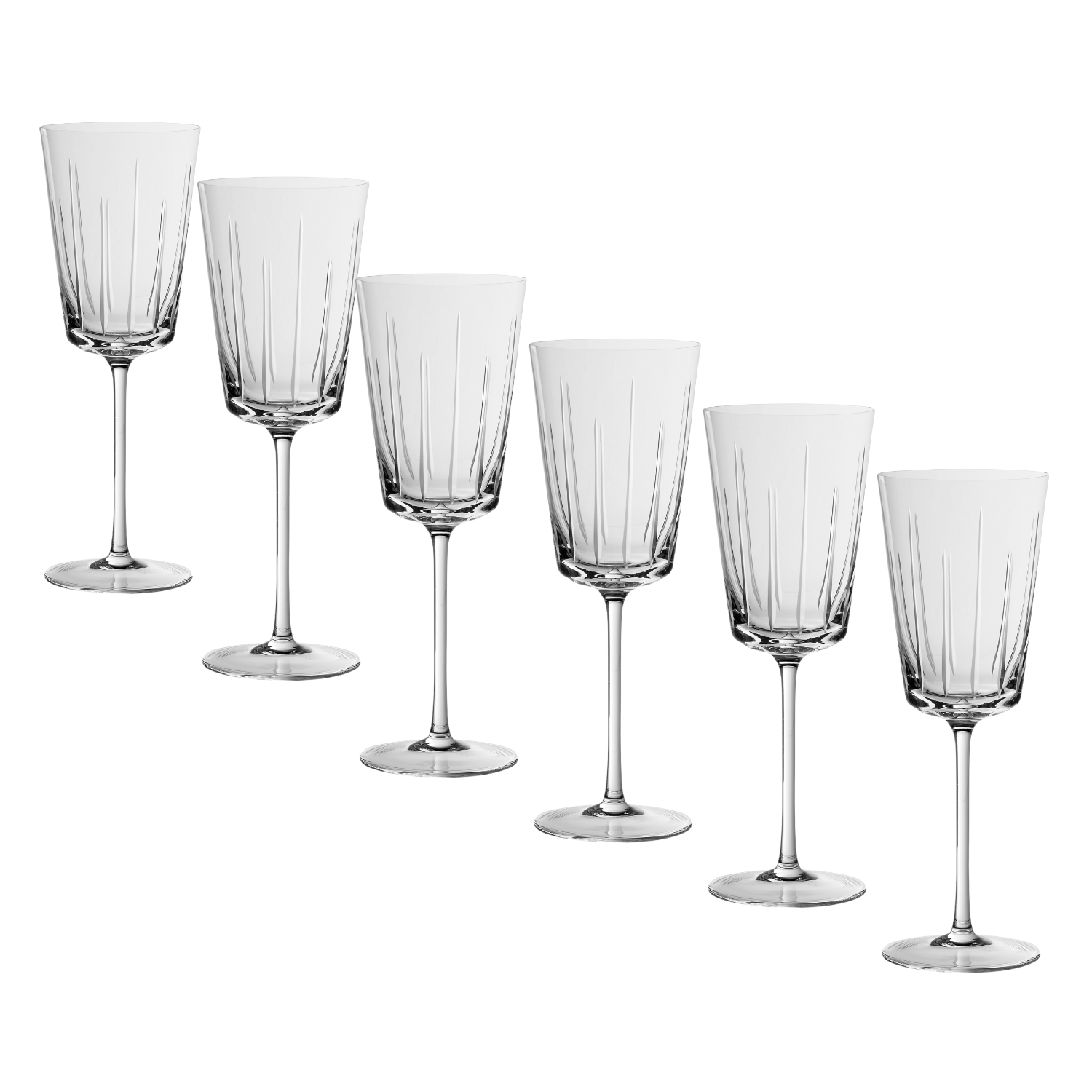 Jogo de 6 Taças de Cristal Vivaldi para Vinho Tinto Mozart Crystal By Frederico Strauss - 340ml - Casa de Bragança 11