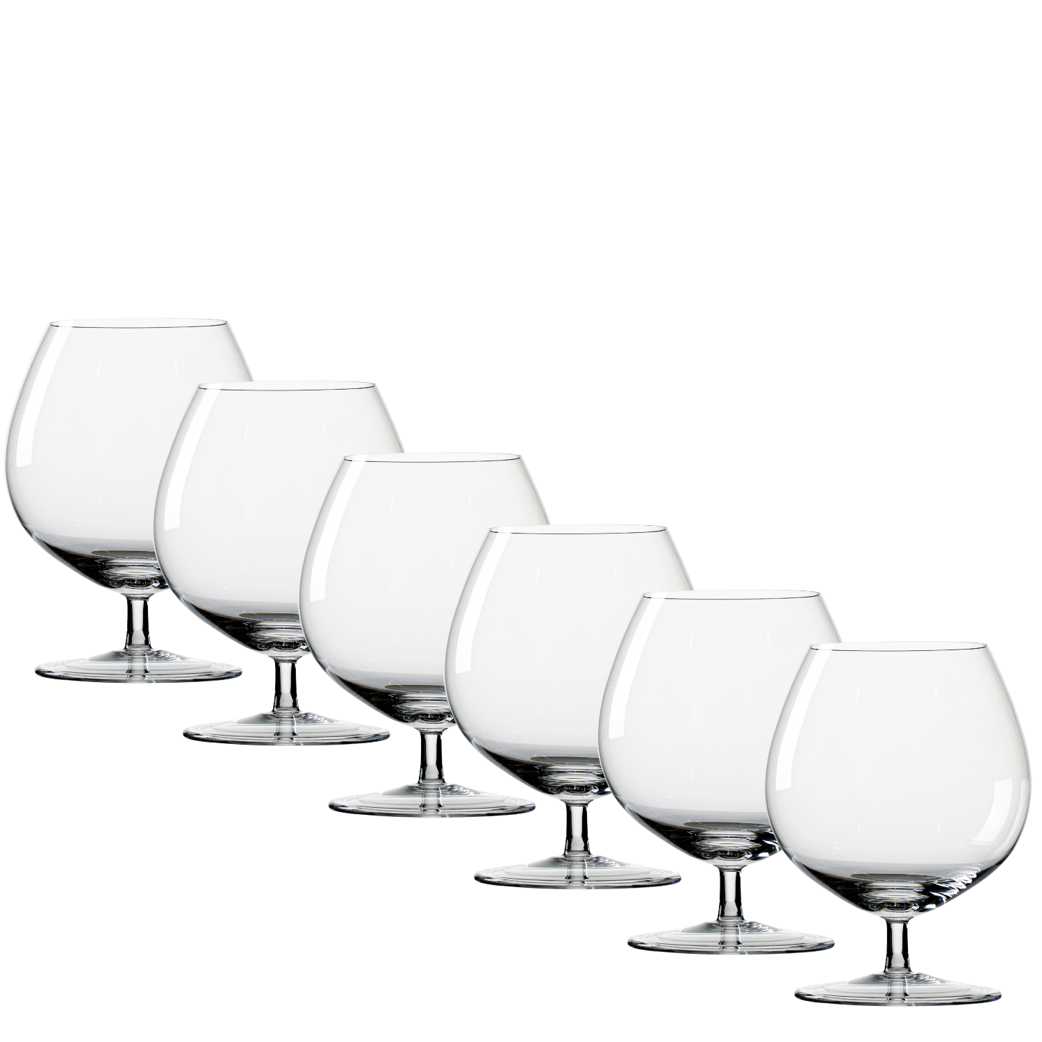 Jogo de 6 Taças de Cristal para Conhaque Mozart Crystal By Frederico Strauss - 770ml - Sinfonia