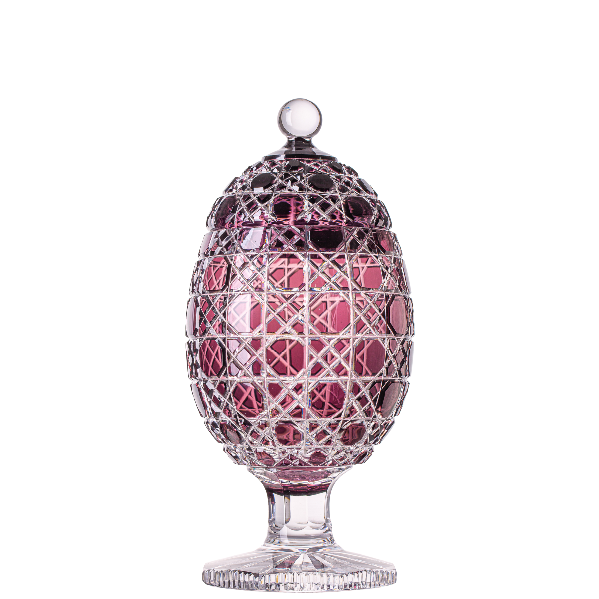 Ovo de Cristal Grande Lapidado 95 Mozart Crystal By Frederico Strauss