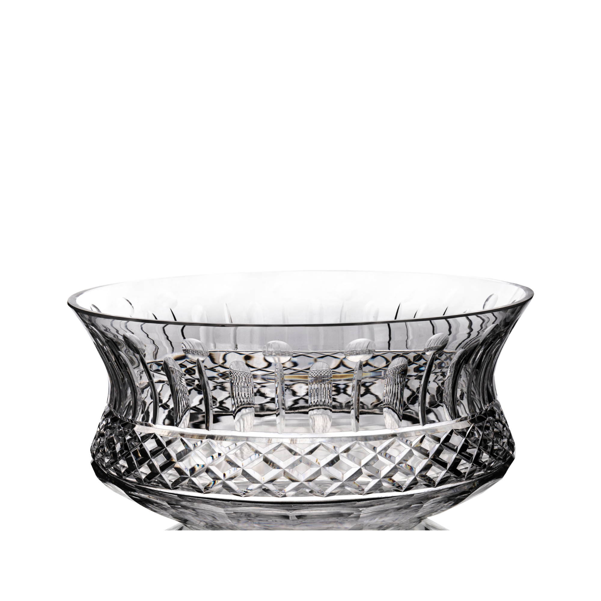 Saladeira de Cristal Flauta Lapidado 69 Mozart Crystal By Frederico Strauss