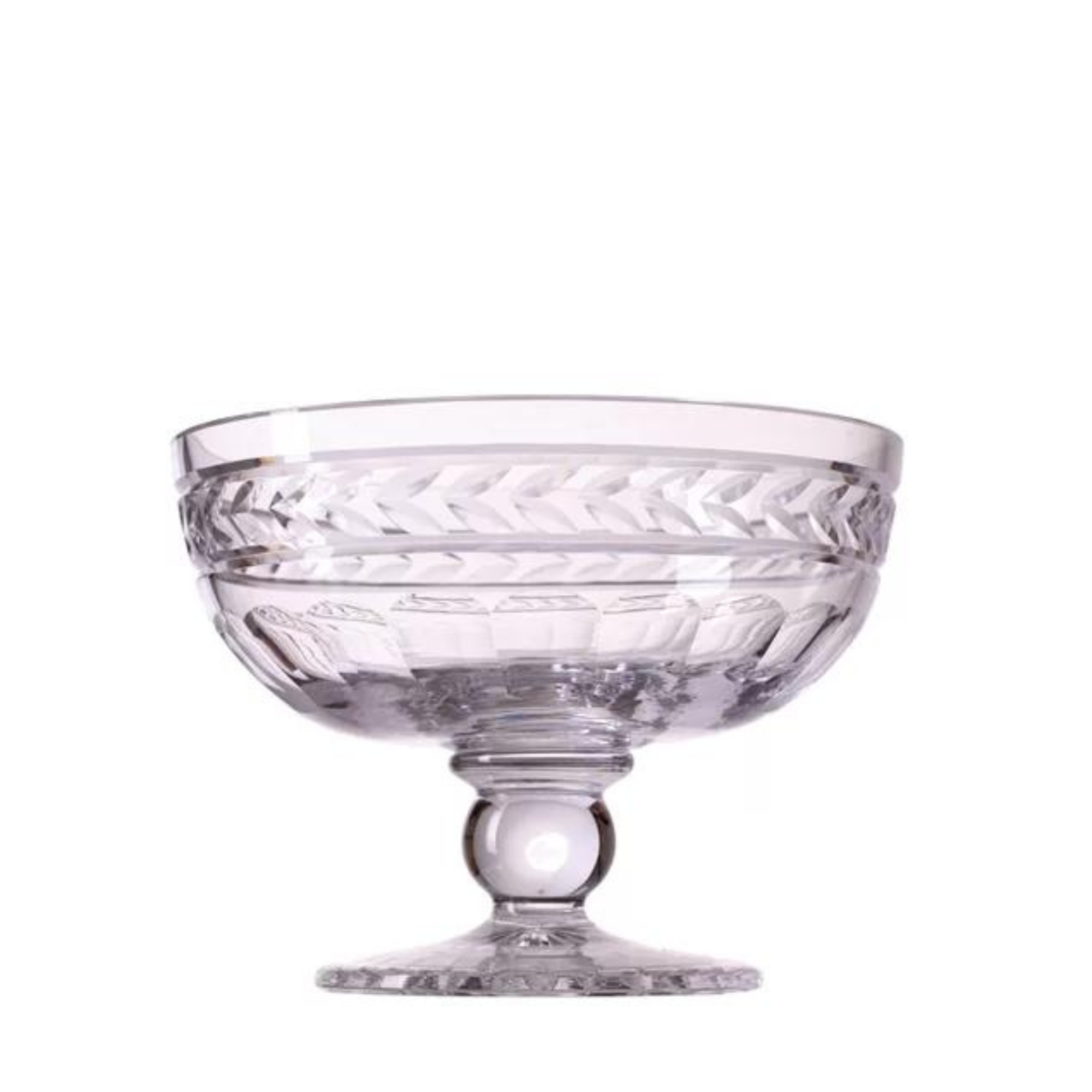 Saladeira de Cristal com Pé Mozart Crystal By Frederico Strauss - Laranjeiras