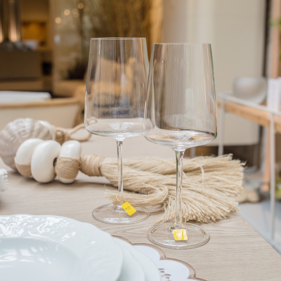 Jogo de 6 Taças de Cristal para Água Mozart Crystal By Frederico Strauss - 600ml -  Amaité Praia