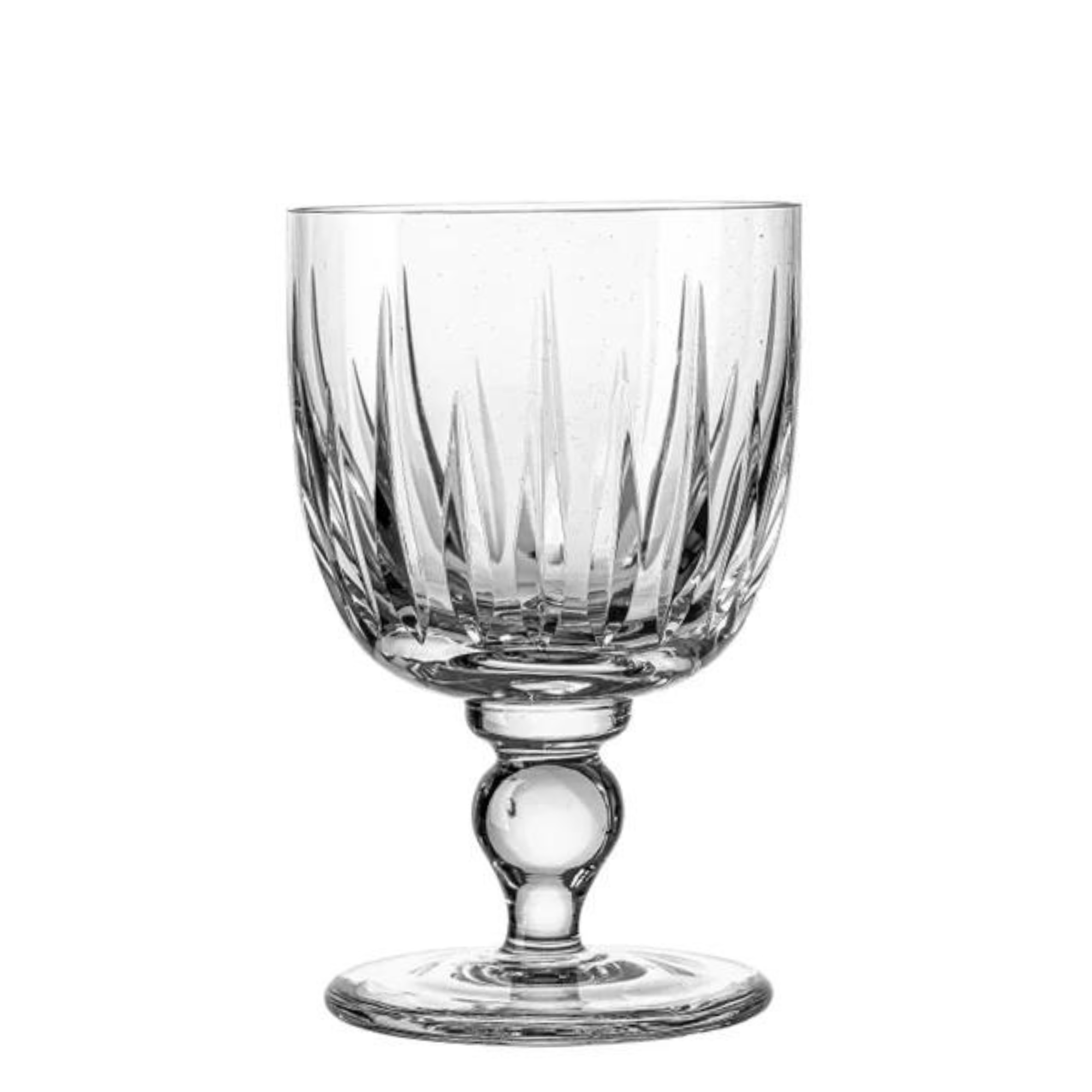 Taça de Cristal Cidade Jardim para Água Lapidado 66 Mozart Crystal By Frederico Strauss
