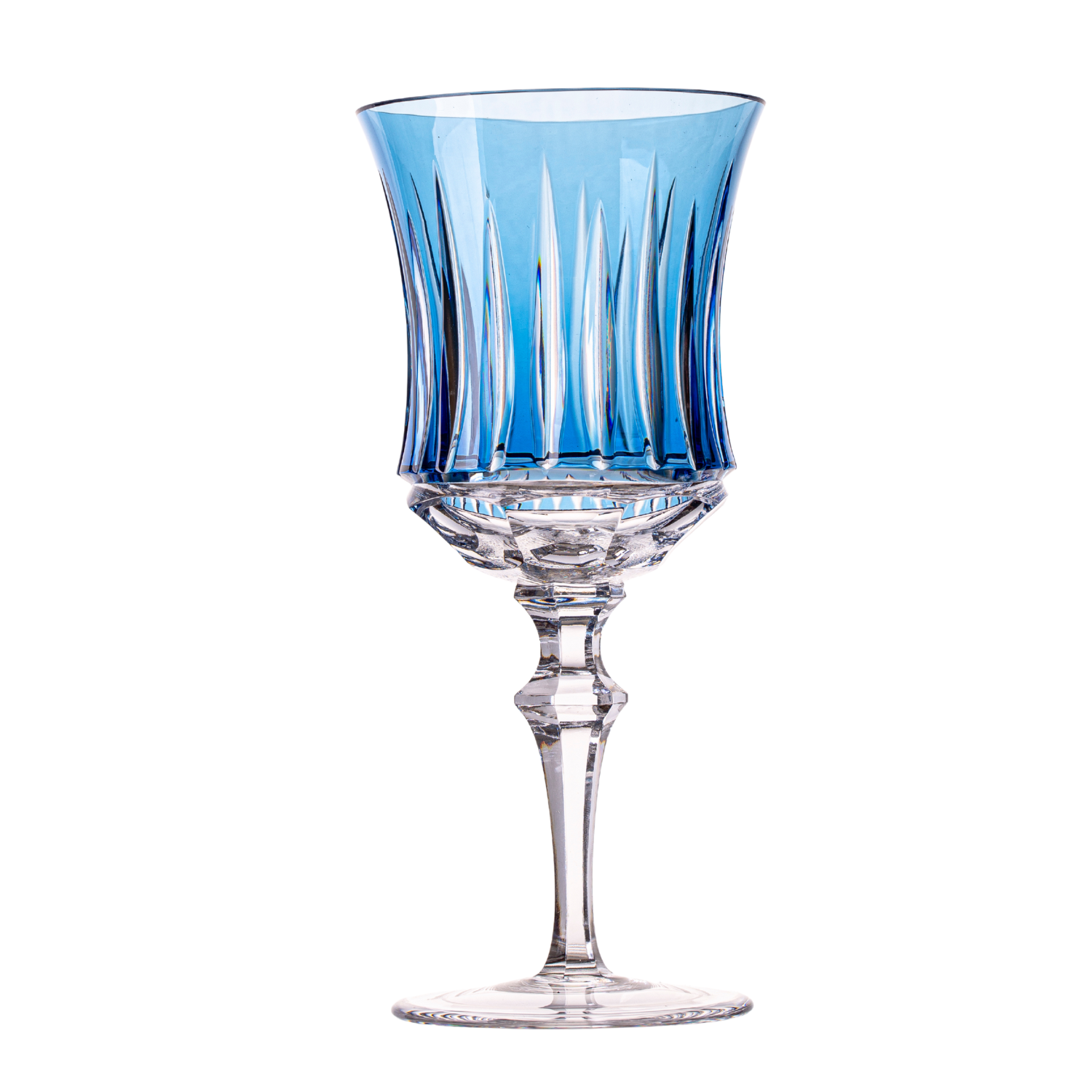 Taça de Cristal Flauta Vivaldi para Vinho Tinto Overlay Mozart Crystal By Frederico Strauss - 345ml - Flauta 66