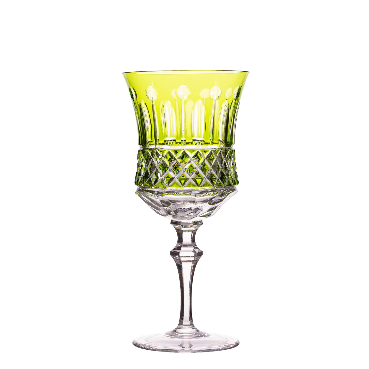 Taça de Cristal para Vinho Branco Overlay Mozart Crystal By Frederico Strauss - 270ml - Flauta 69