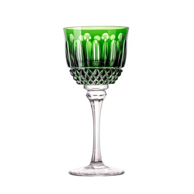 Taça de Cristal para Vinho Branco Overlay Mozart Crystal By Frederico Strauss - 280ml - Sonata 69