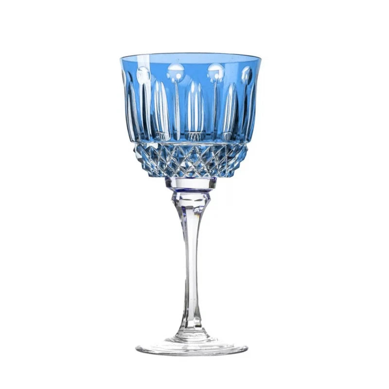 Taça de Cristal para Vinho Branco Overlay Mozart Crystal By Frederico Strauss - 280ml - Sonata 69
