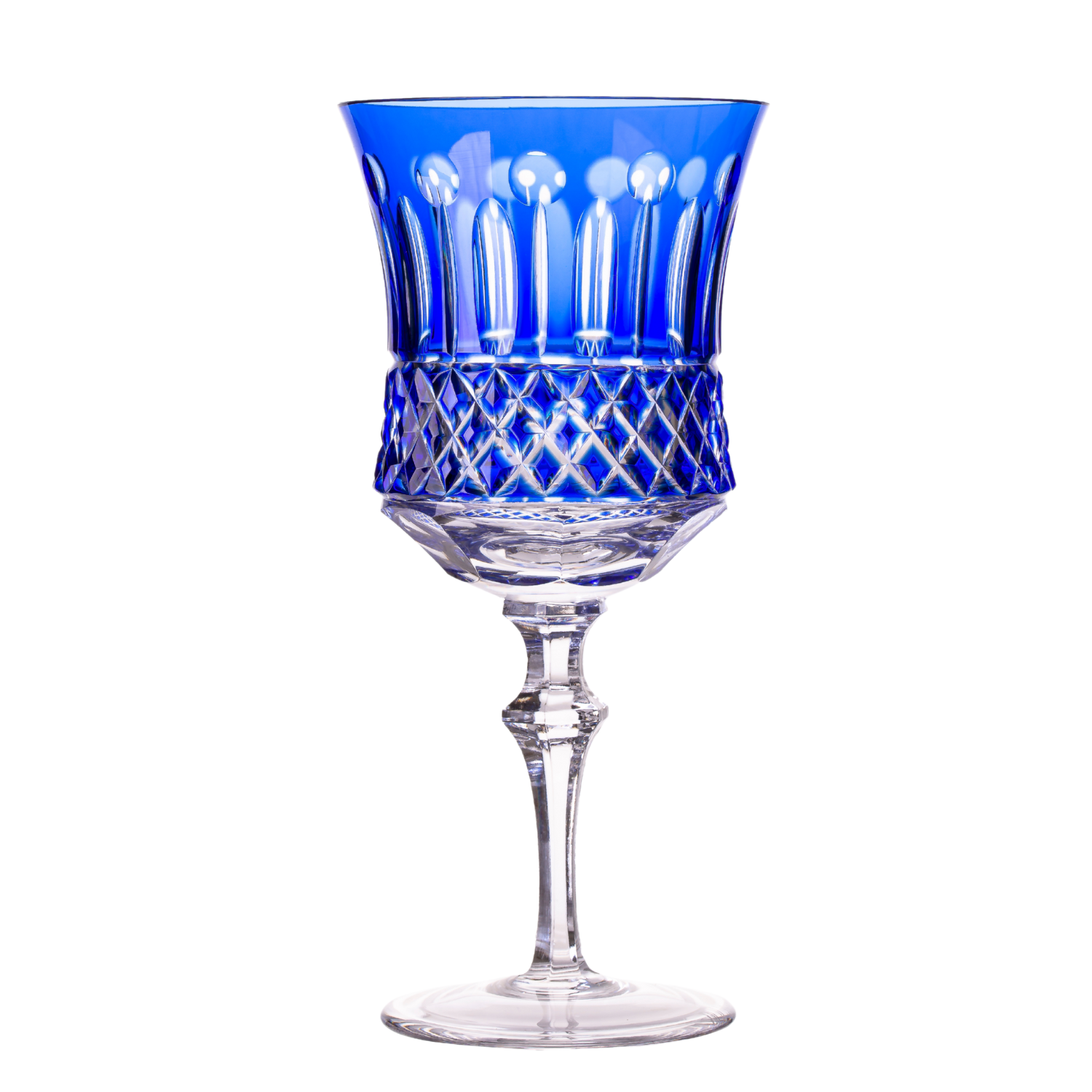 Taça de Cristal para Vinho Tinto Overlay Mozart Crystal By Frederico Strauss - 345ml - Flauta 69