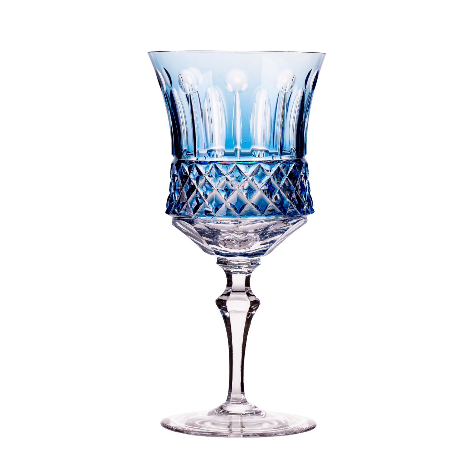 Taça de Cristal para Vinho Tinto Overlay Mozart Crystal By Frederico Strauss - 345ml - Flauta 69