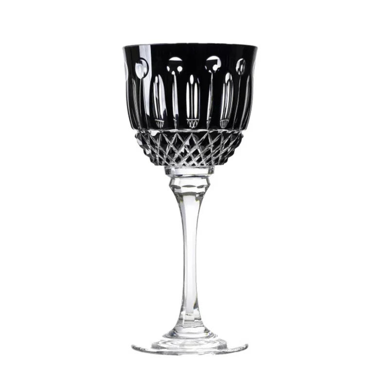 Taça de Cristal para Vinho Tinto Overlay Mozart Crystal By Frederico Strauss - 300ml - Sonata 69