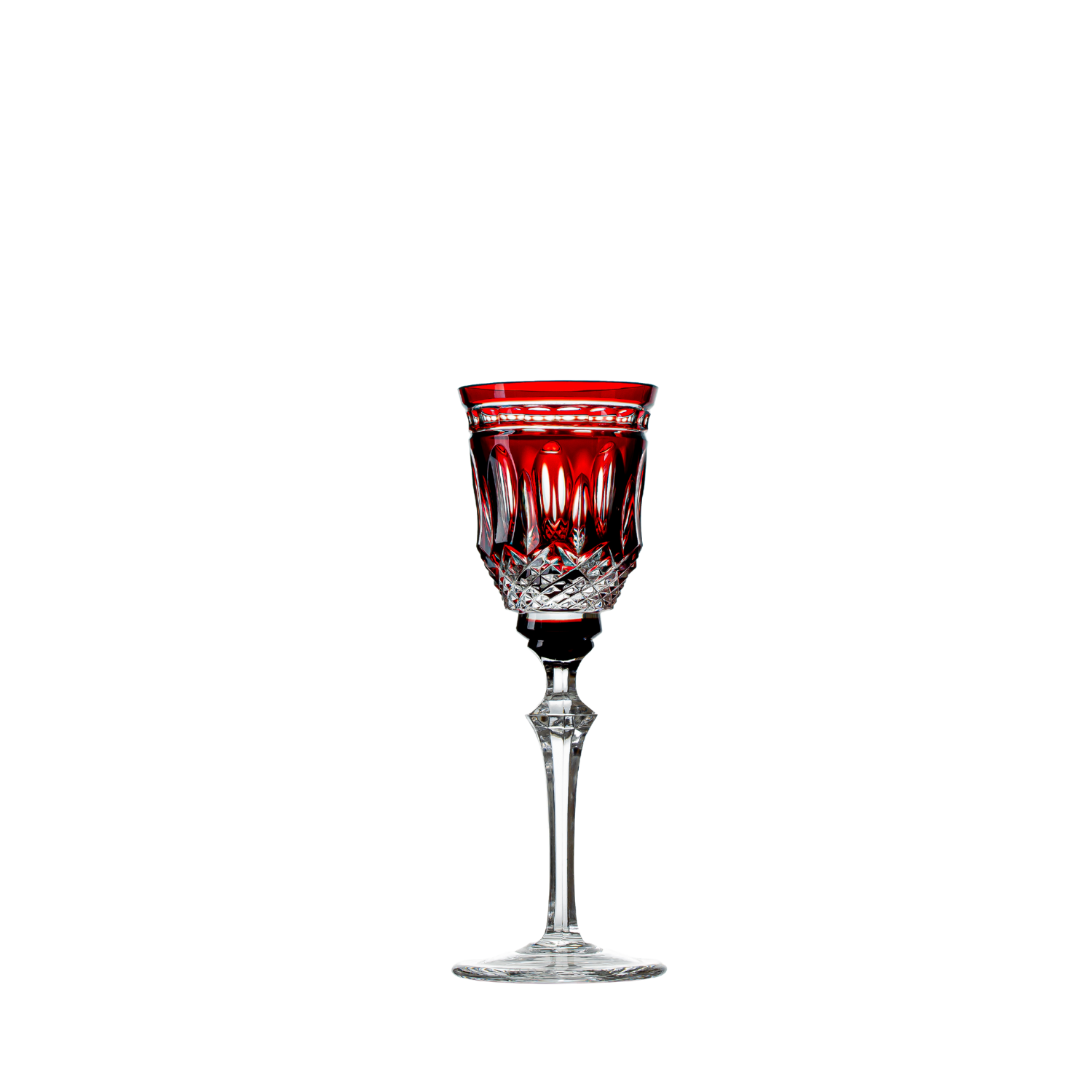 Taça de Cristal para Licor Overlay Mozart Crystal By Frederico Strauss - 80ml - Serenata 68