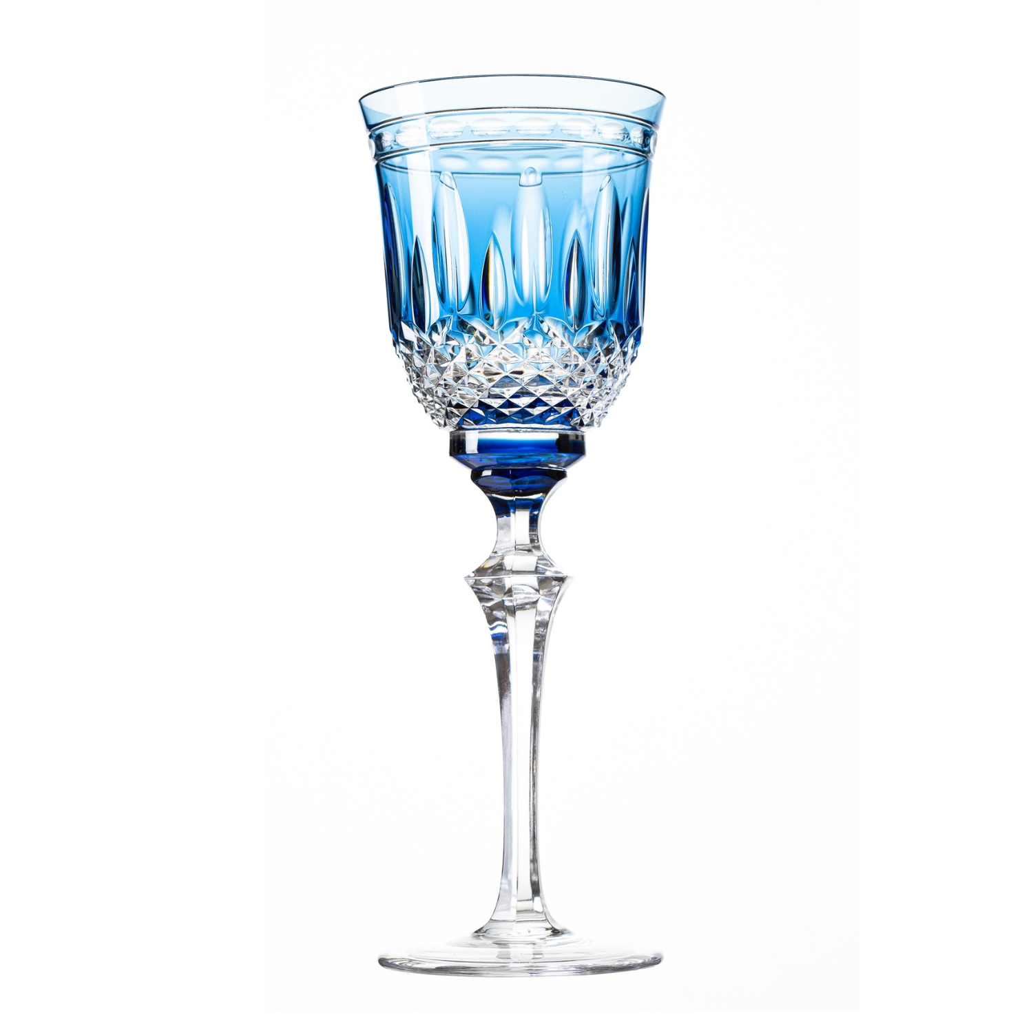 Taça de Cristal para Vinho Tinto Overlay Mozart Crystal By Frederico Strauss - 250ml - Serenata 68