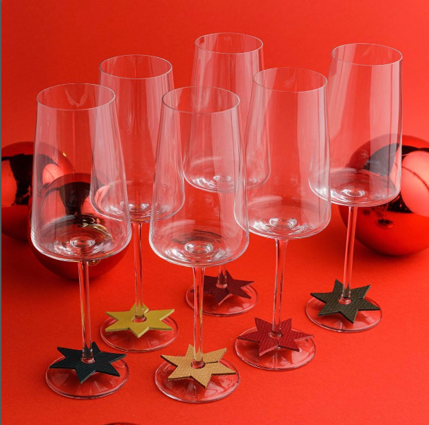 Jogo de 6 Taças de Cristal para Espumante Mozart Crystal By Frederico Strauss - 350ml - Amaité Praia