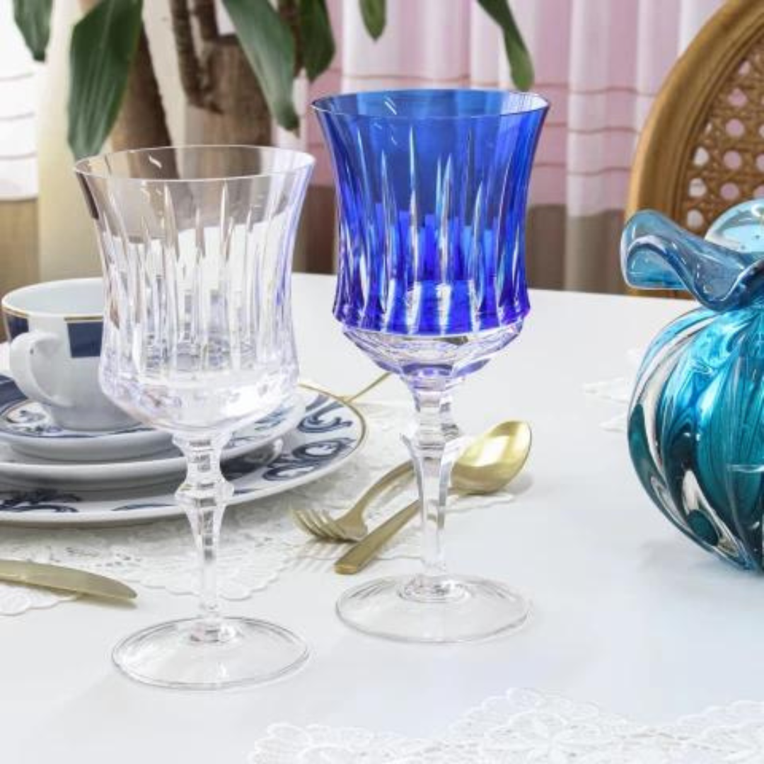 Taça de Cristal Vivaldi para Água Mozart Crystal By Frederico Strauss - 360ml - Flauta