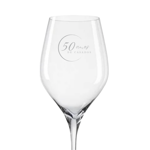PERSONALIZÁVEL | Taça de Cristal Bento Gonçalves para Vinho Mozart Crystal By Frederico Strauss