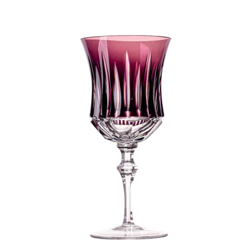 Taça de Cristal Vivaldi para Vinho Branco Overlay Mozart Crystal By Frederico Strauss - 270ml - Flauta 66