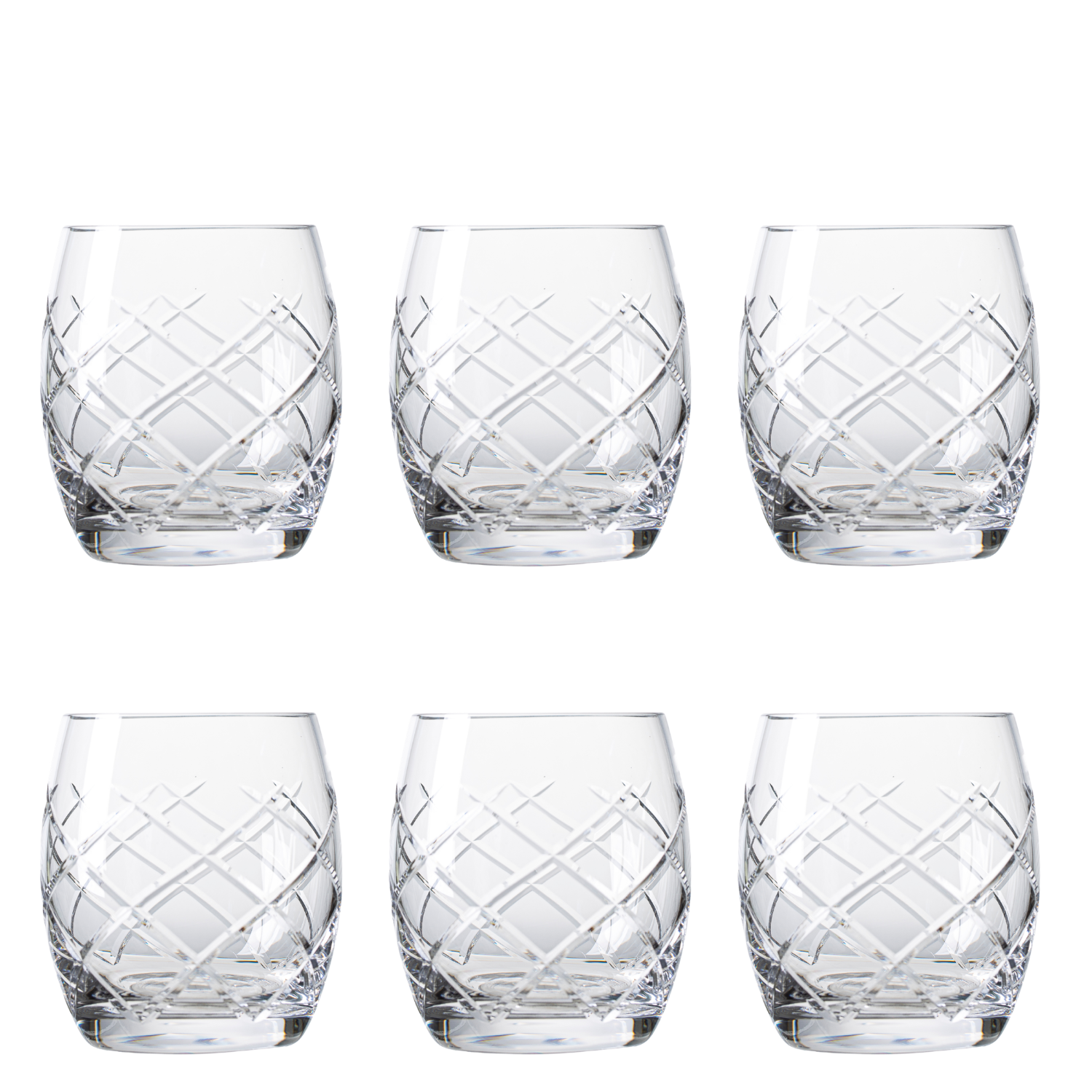 Jogo de 6 Copos de Cristal On The Rocks Mozart Crystal By Frederico Strauss - 455ml - Réquiem 33
