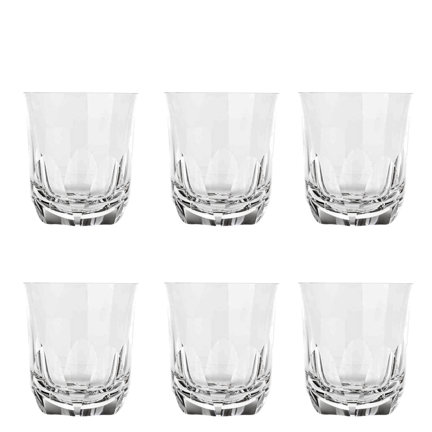 Jogo de 6 Copos de Cristal On The Rocks Mozart Crystal By Frederico Strauss - 410ml - Sonata 45