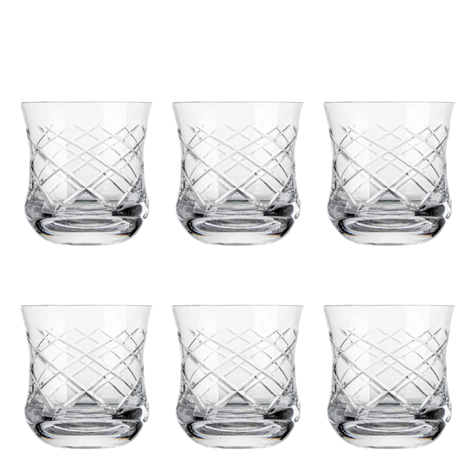 Jogo de 6 Copos de Cristal Vivaldi On The Rocks Mozart Crystal By Frederico Strauss - 325ml - Flauta 33
