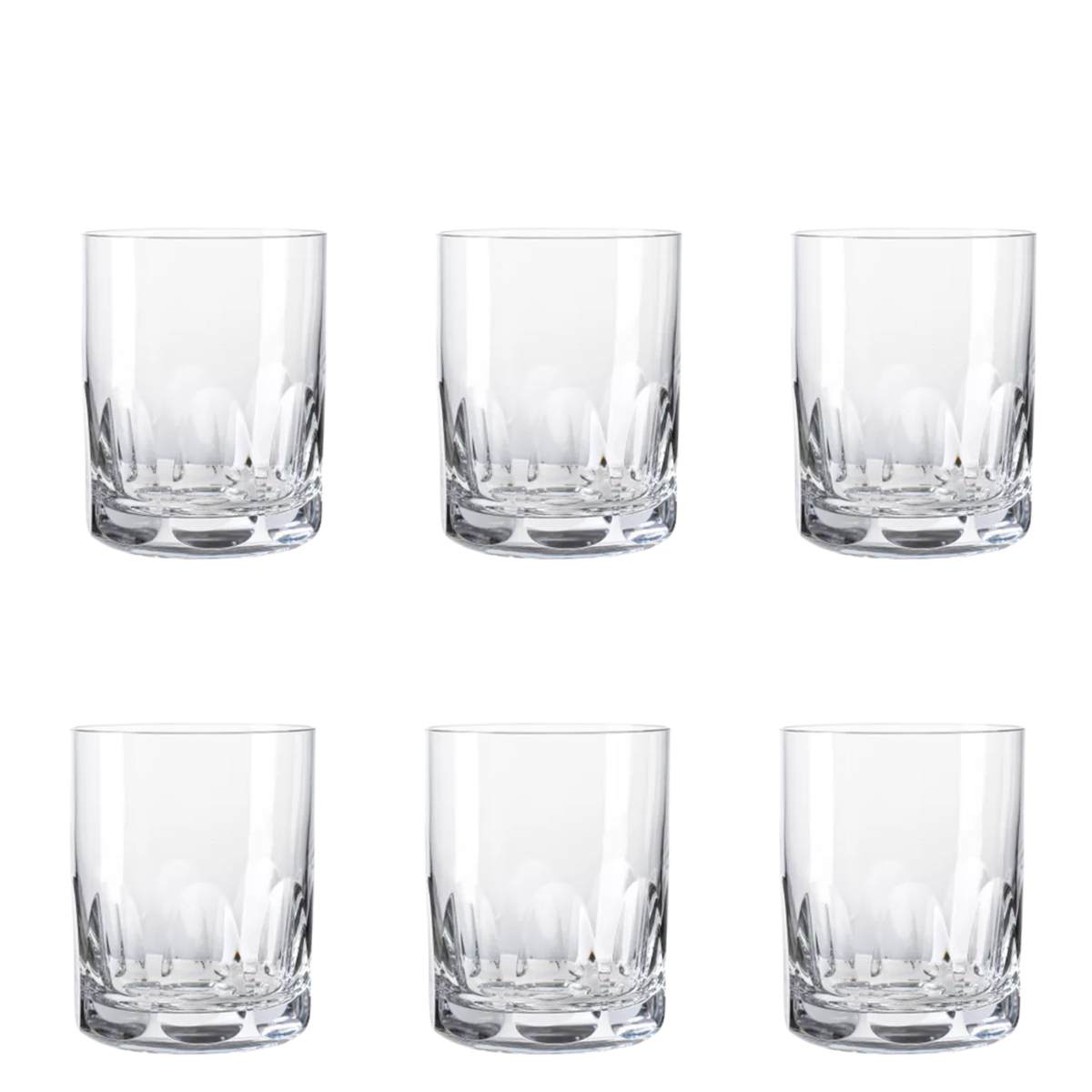 Jogo de 6 Copos de Cristal On The Rocks Mozart Crystal By Frederico St