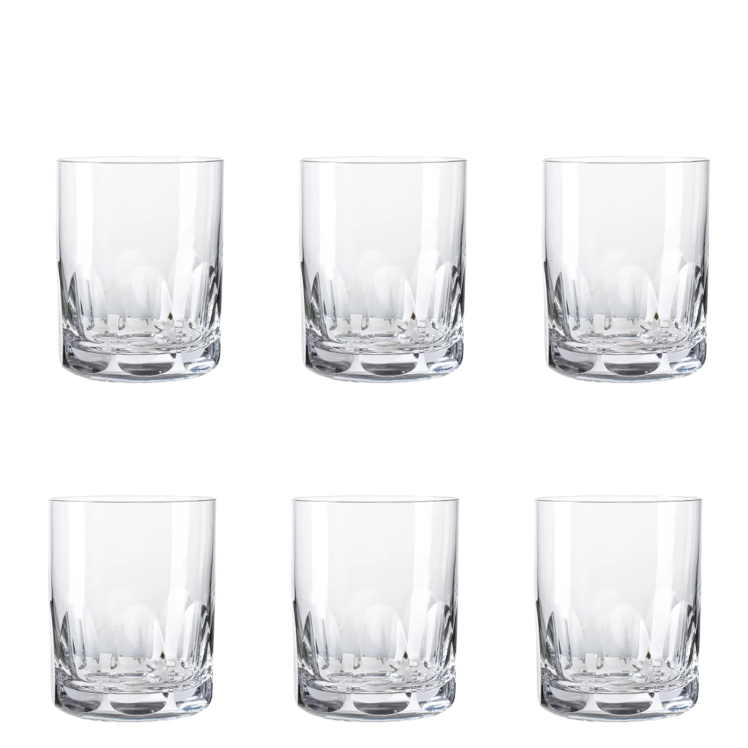Jogo de 6 Copos de Cristal On The Rocks Mozart Crystal By Frederico Strauss - 315ml - Bar