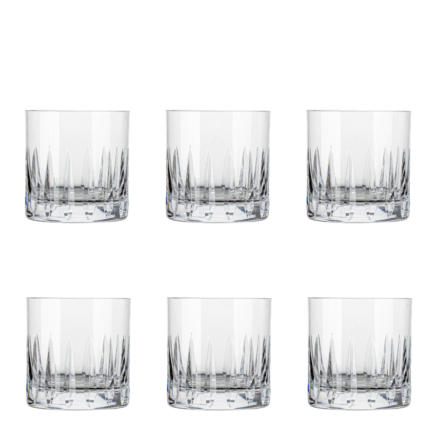 Jogo de 6 Copos de Cristal Double Blend Mozart Crystal By Frederico Strauss - 400ml - Bar