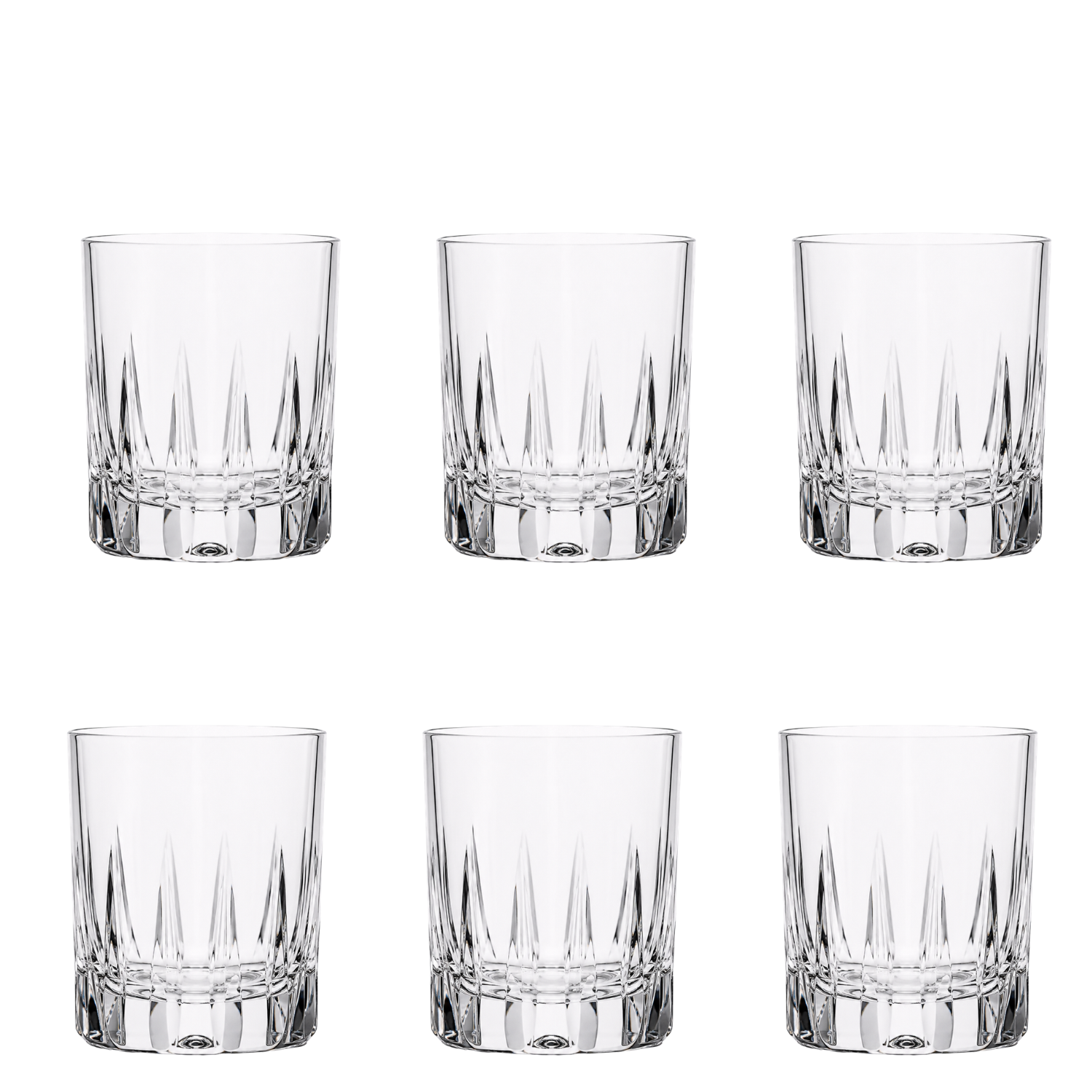 Jogo de 6 Copos de Cristal On The Rocks Mozart Crystal By Frederico Strauss - 315ml - Bar