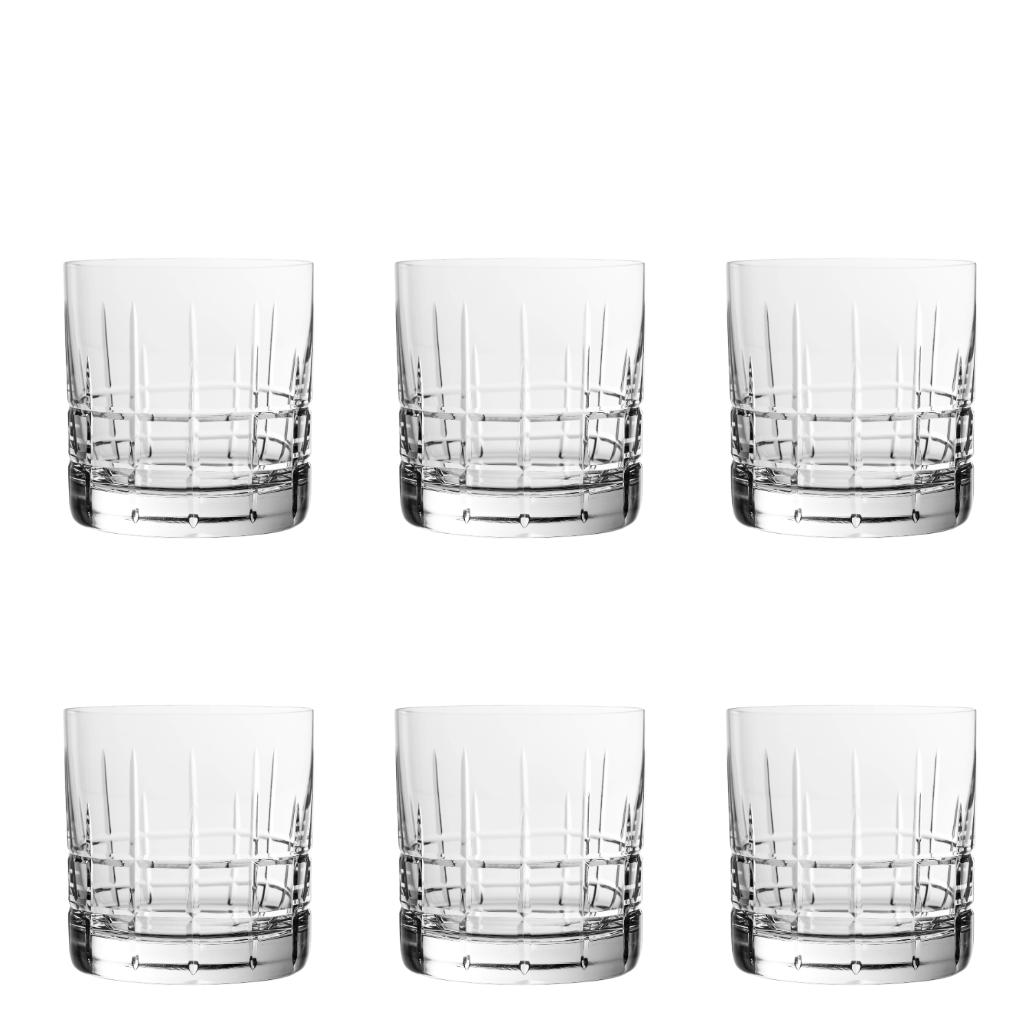 Jogo de 6 Copos de Cristal Double Blend Mozart Crystal By Frederico Strauss - 400ml - Bar