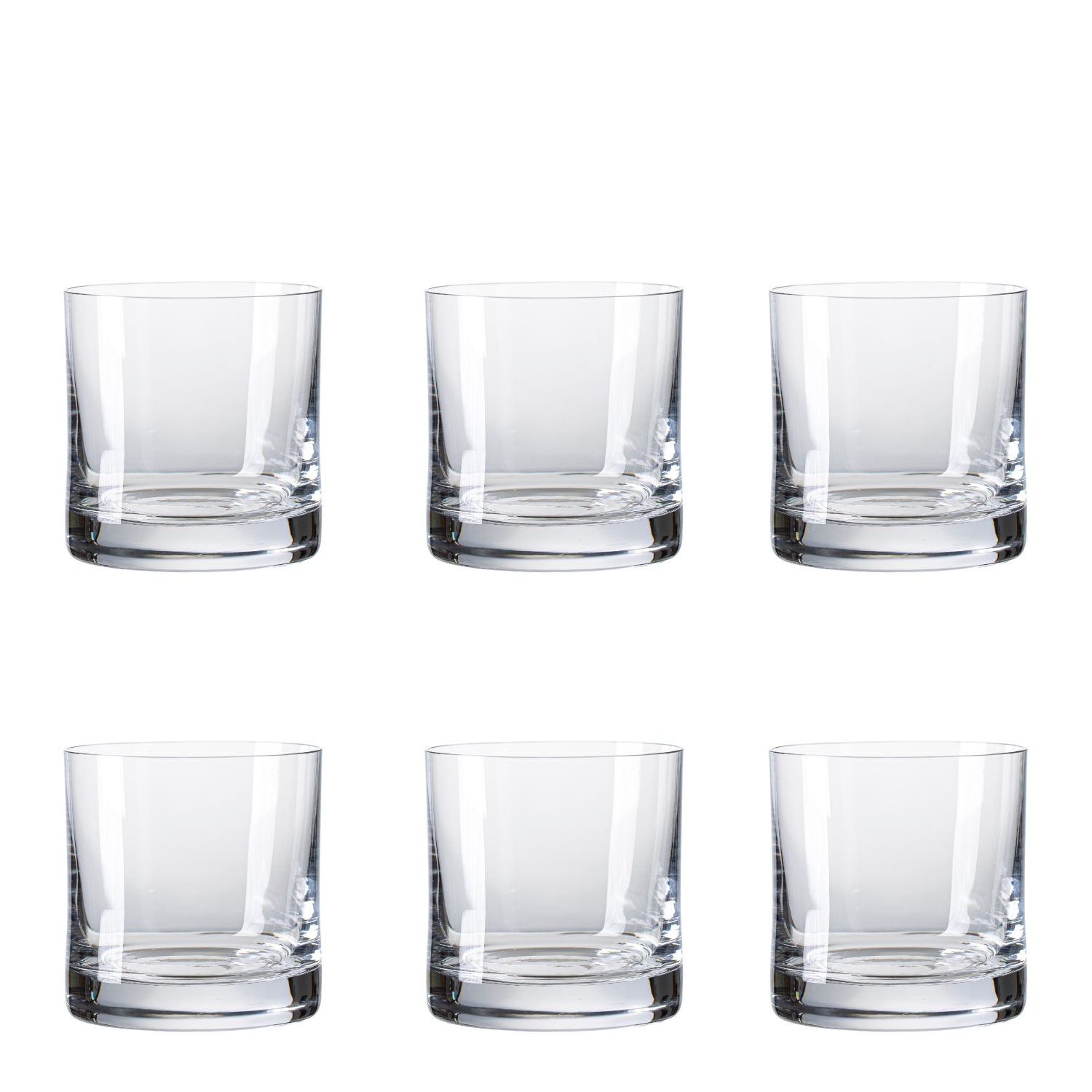Jogo de 6 Copos de Cristal Double Blend Mozart Crystal By Frederico Strauss - 400ml - Bar