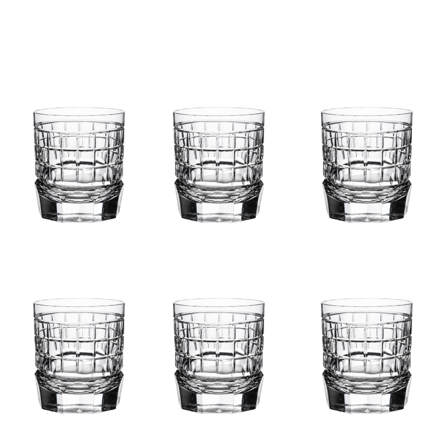 Jogo de 6 Copos de Cristal Double Blend Mozart Crystal By Frederico Strauss - 420ml - Dr Celso