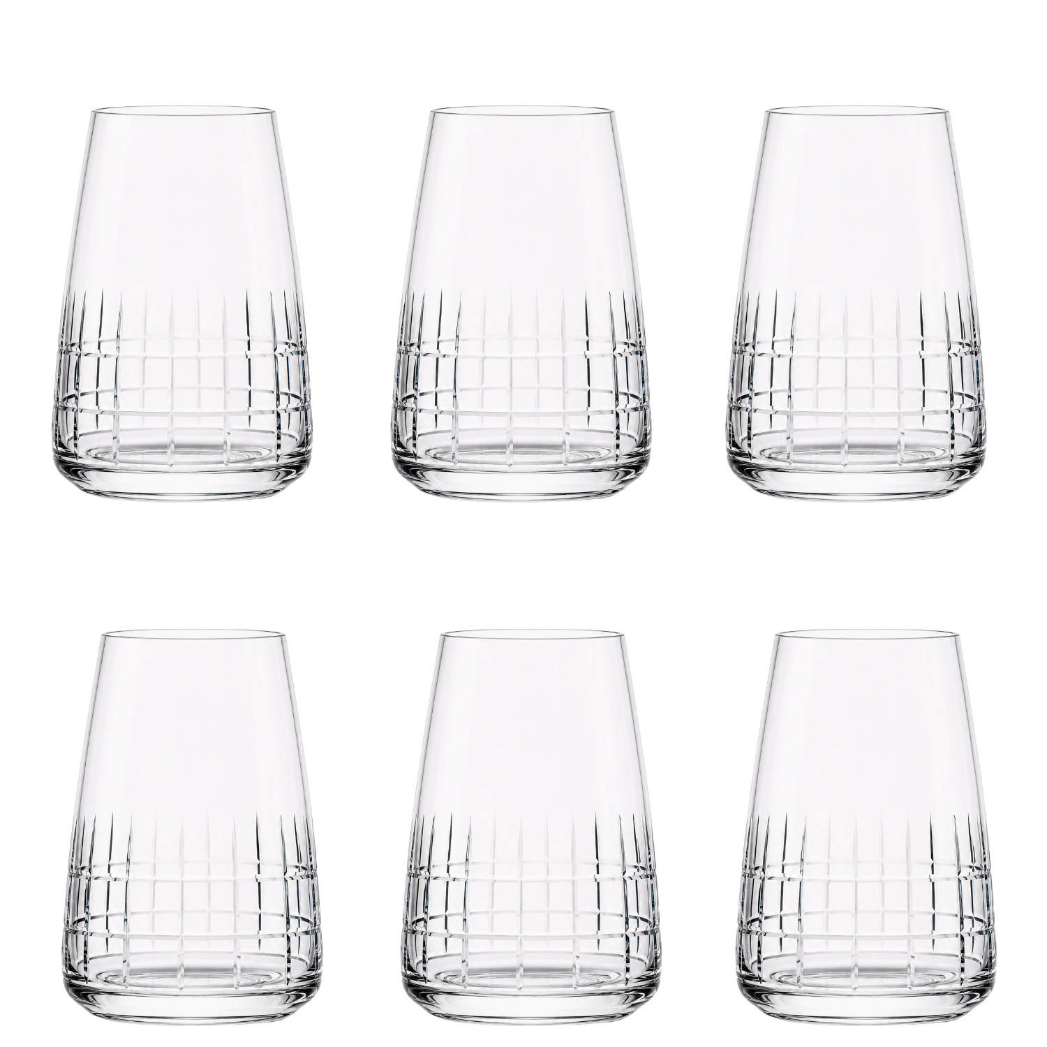 Jogo de 6 Copos de Cristal para Long Drink Mozart Crystal By Frederico Strauss - 500ml - Amaité Praia 88