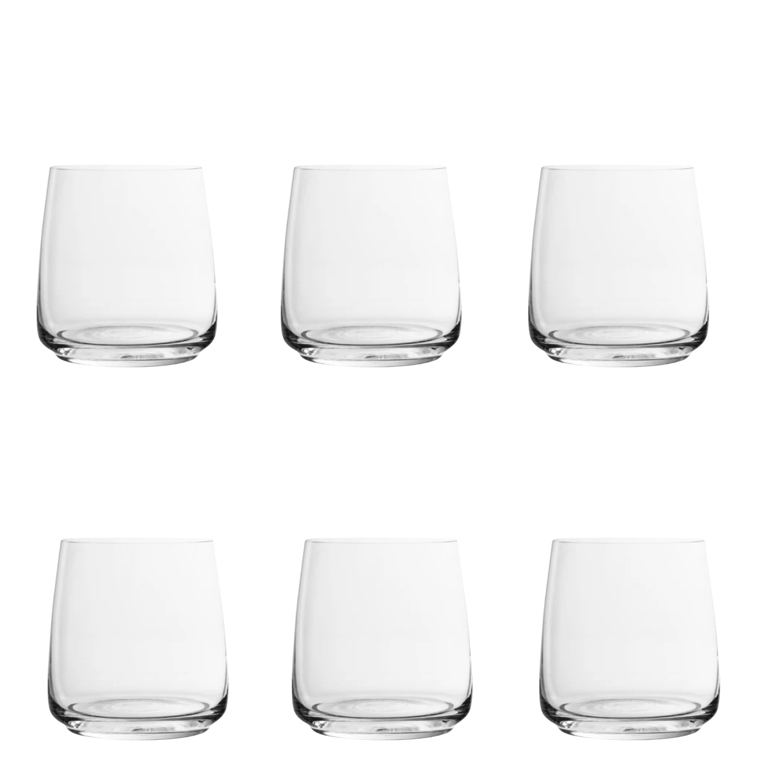 Jogo de 6 Copos de Cristal para Whisky Mozart Crystal By Frederico Strauss - 350ml - Amaité Praia