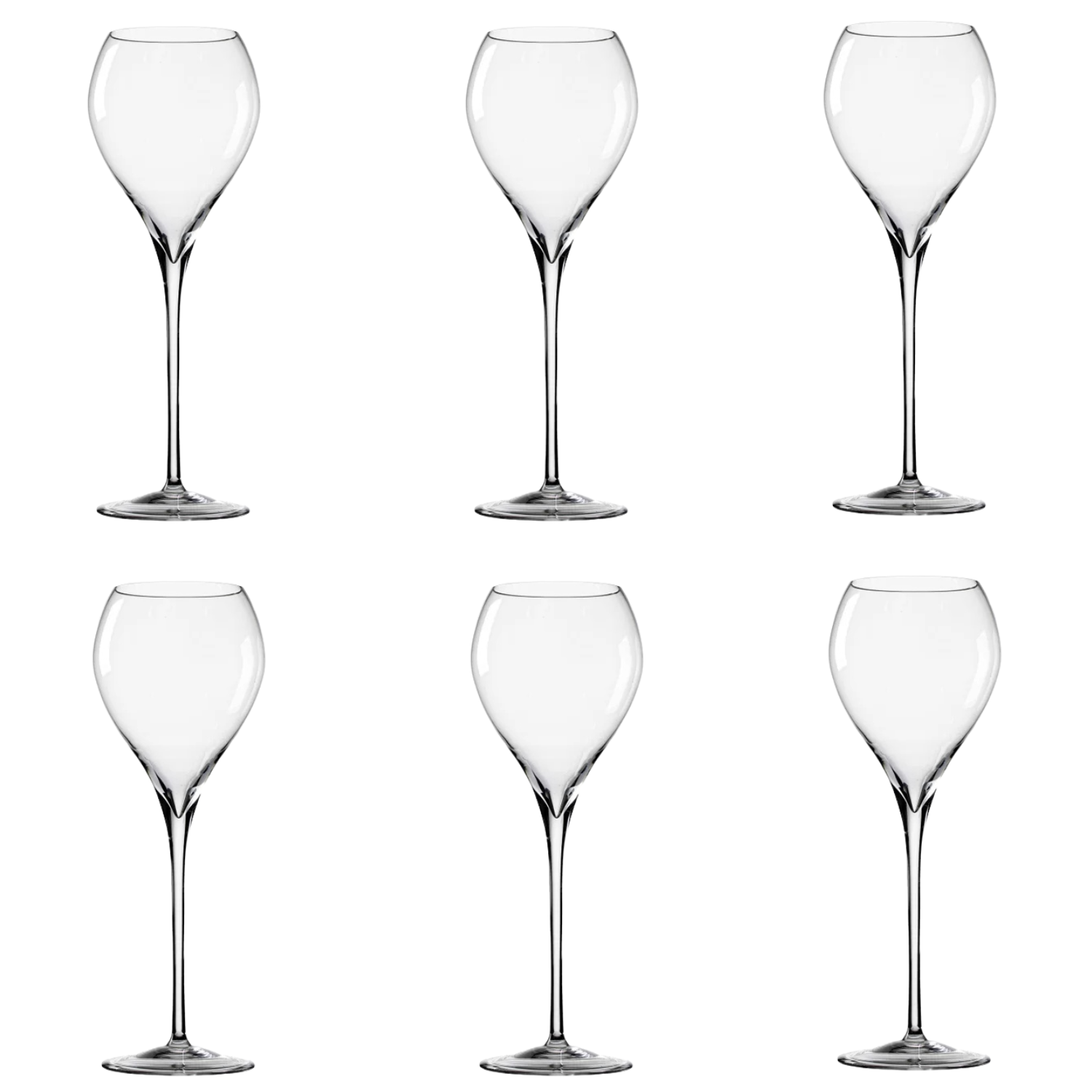 Jogo de 6 Taças de Cristal Gran Sommelier Du Vin Mozart Crystal By Frederico Strauss - 307ml - Concerto