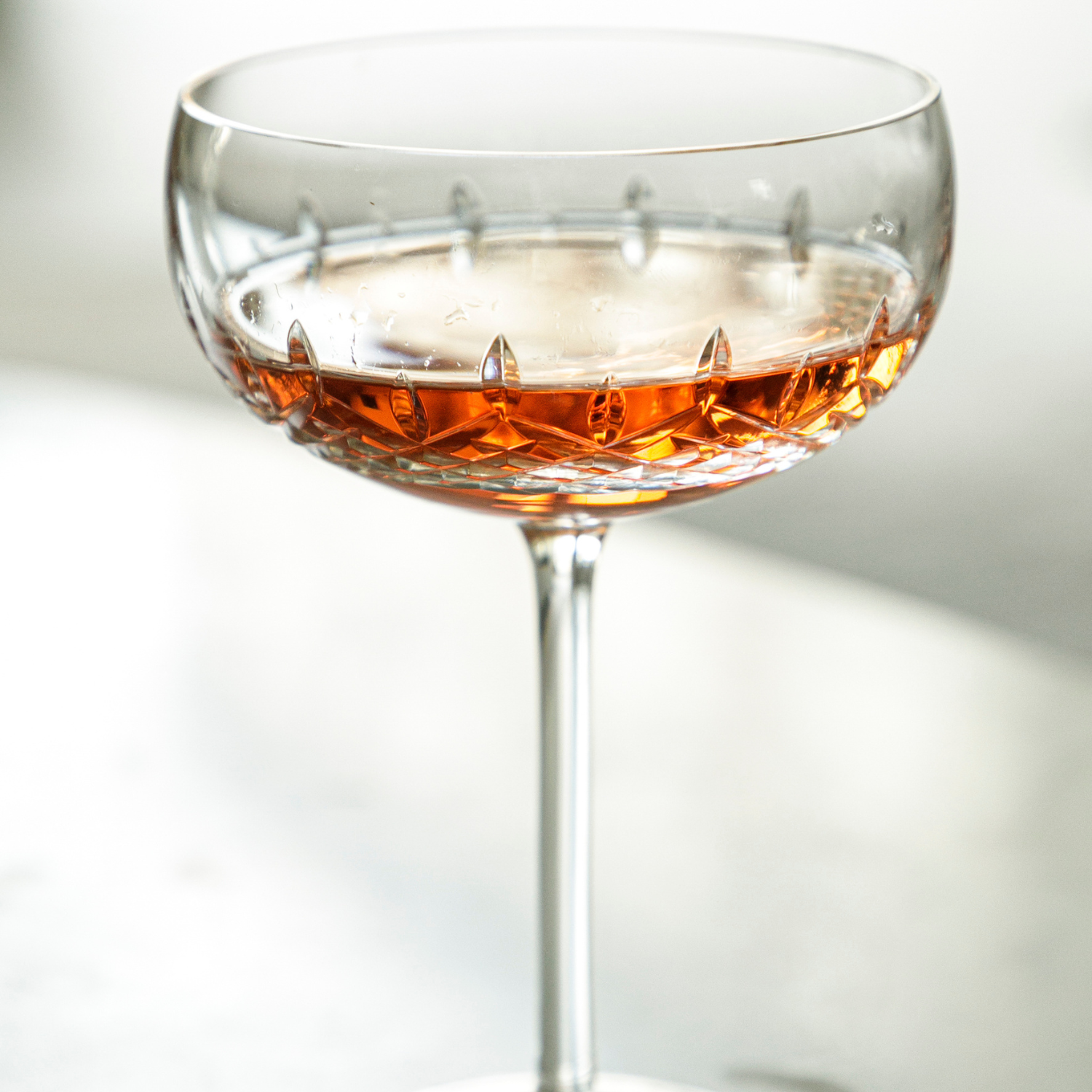 Taça de Cristal Coupé Copacabana para Champagne Mozart Crystal By Frederico Strauss - 285ml - Sinfonia 01