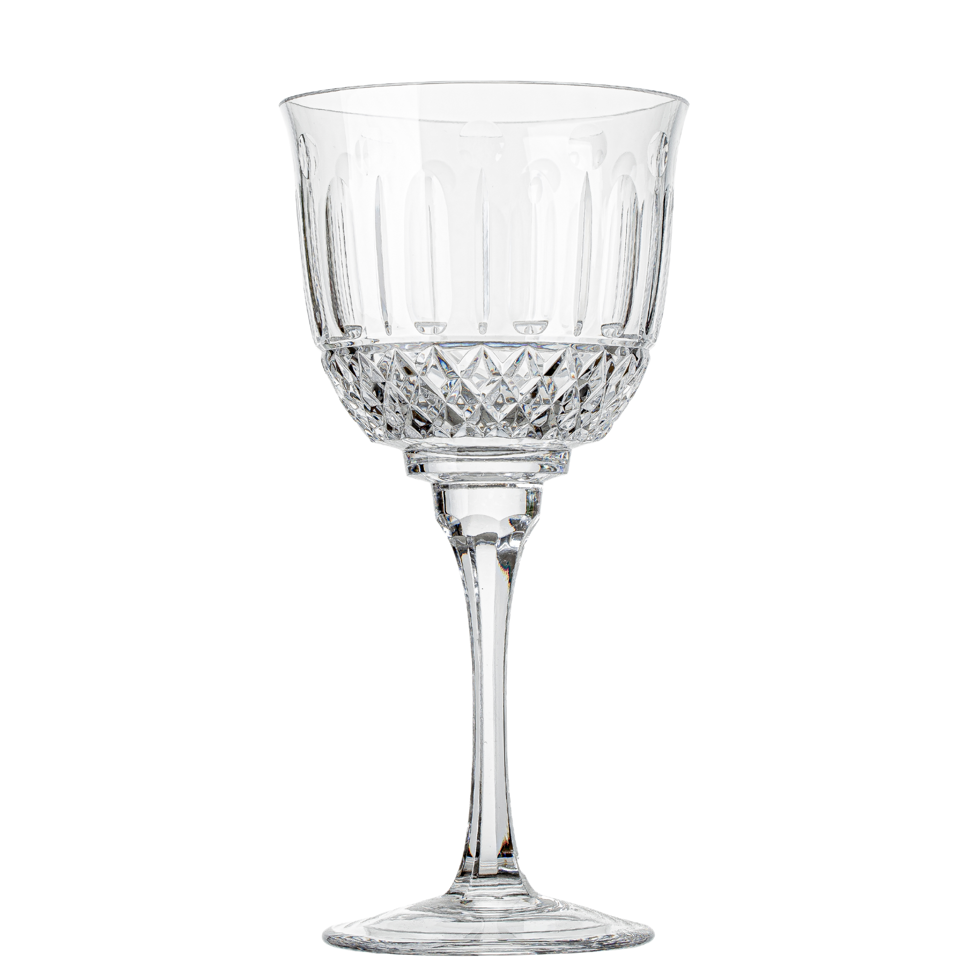 Jogo de 6 Taças de Cristal Sonata para Vinho Tinto Lapidado 69 Mozart Crystal By Frederico Strauss